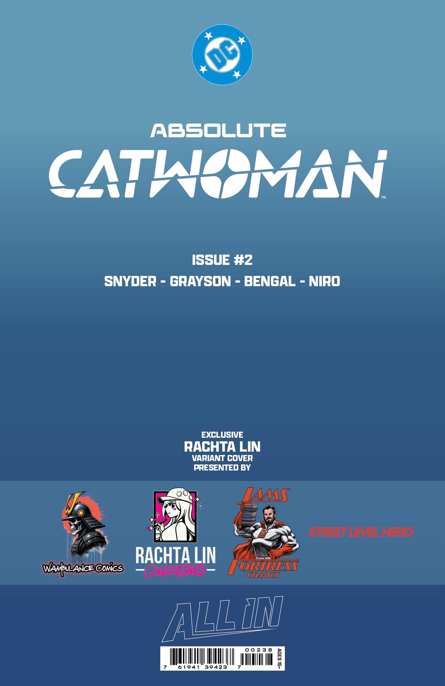 Preorder 7/22: Absolute Catwoman #2 Rachta Lin Spot Foil