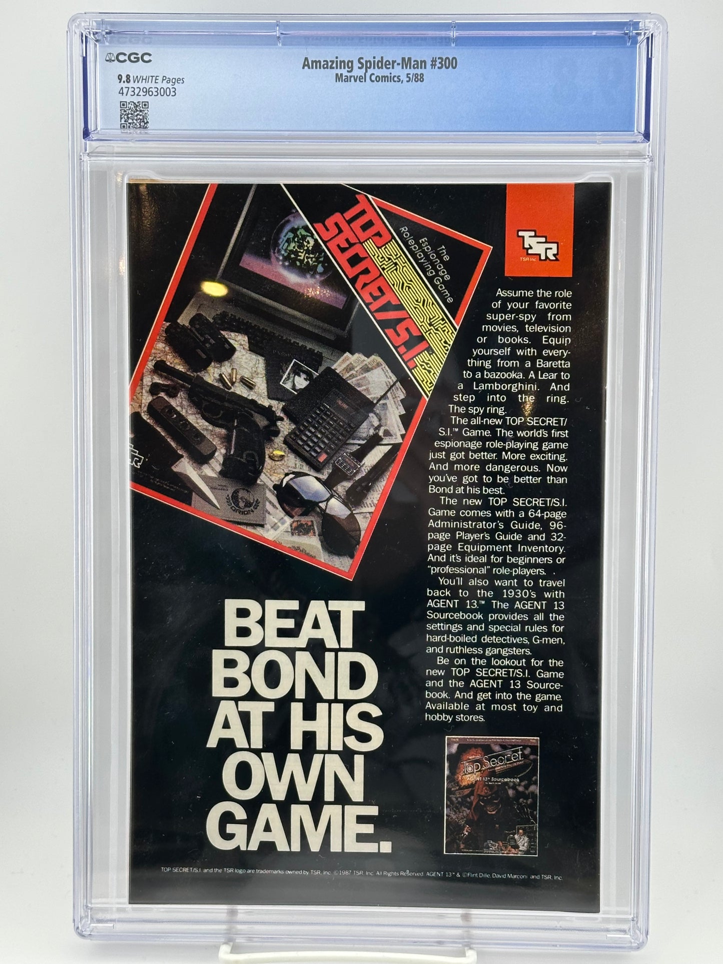 Amazing Spider-Man #300 1988 CGC 9.8 White Pages