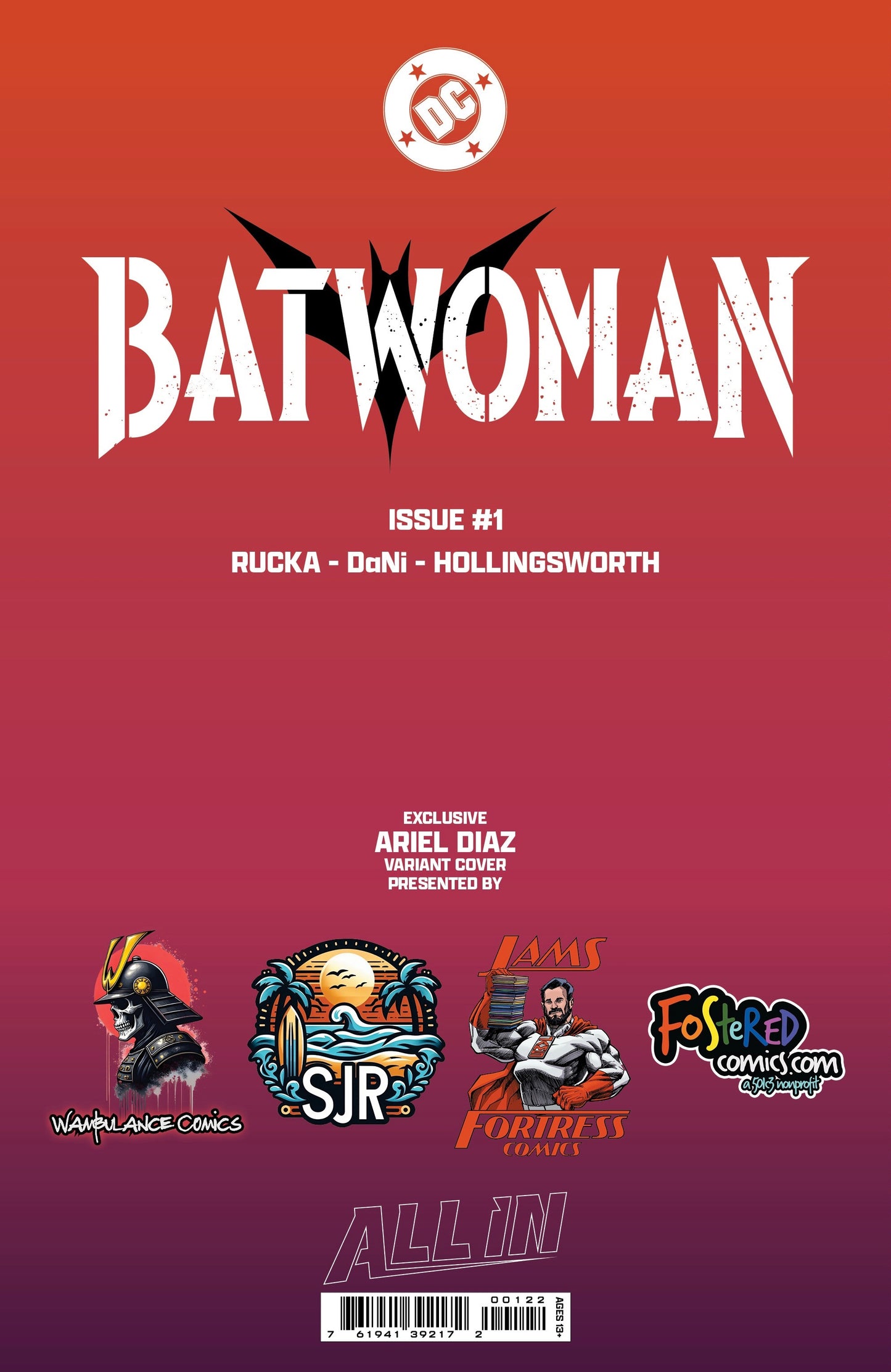 Preorder 3/20 - Batwoman #1 by Ariel Diaz