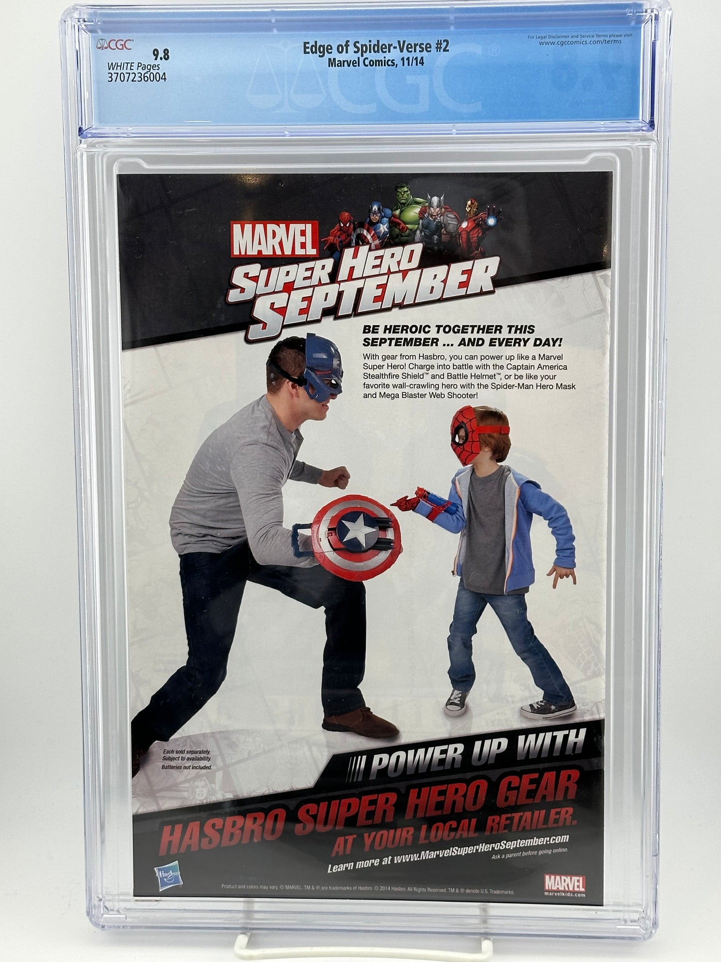 Edge of Spider-Verse #2 2014 CGC 9.8 White Pages 1st Print