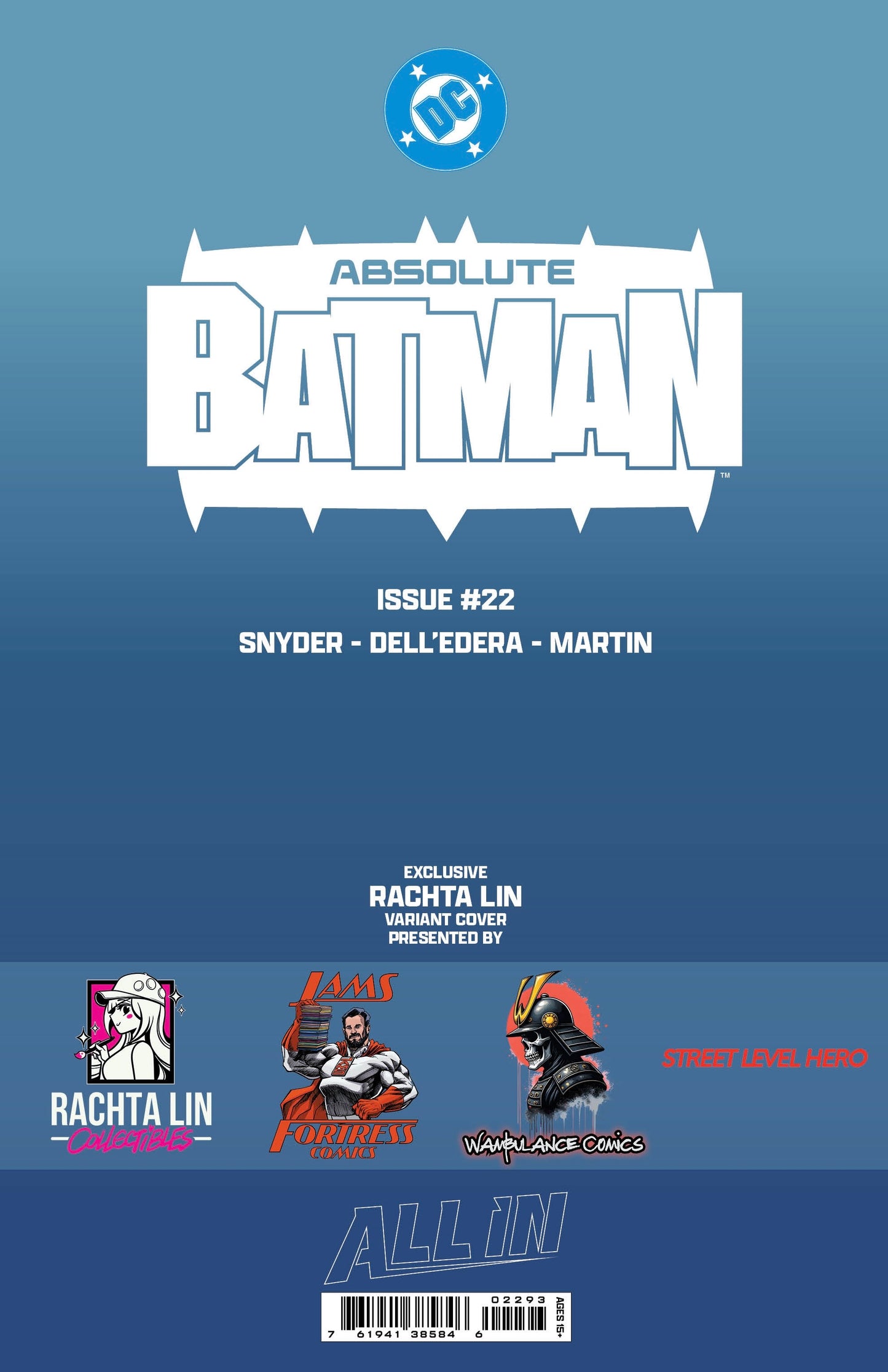 Preorder 7/22: Absolute Batman #22 by Rachta Lin Spot Foils