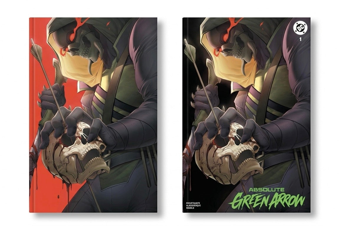 Absolute Green Arrow #1 Trade & Virgin Spot Foils by Rachta Lin