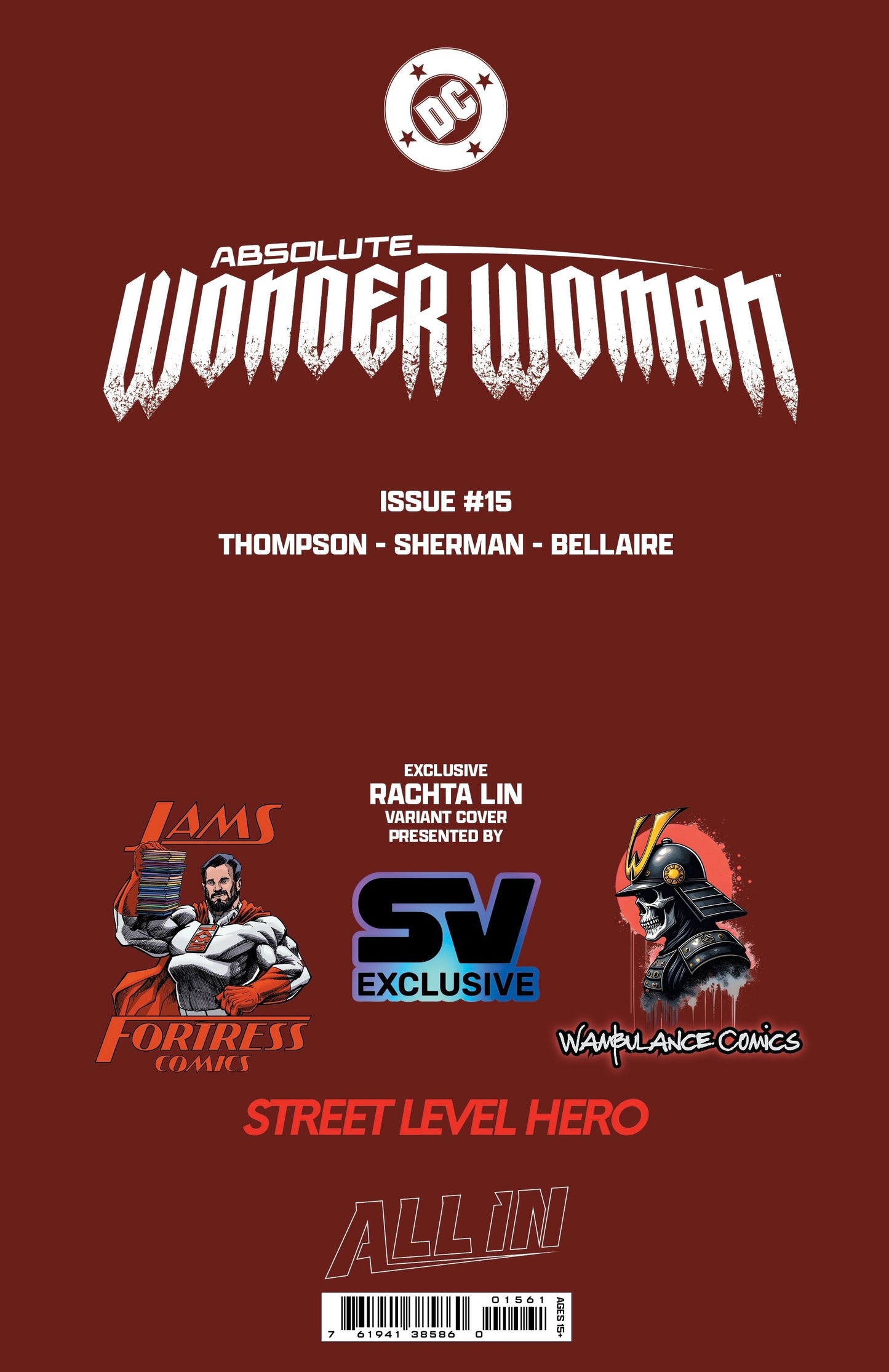 Preorder 12/28: Absolute Wonder Woman #15 Spot Foil by Rachta Lin