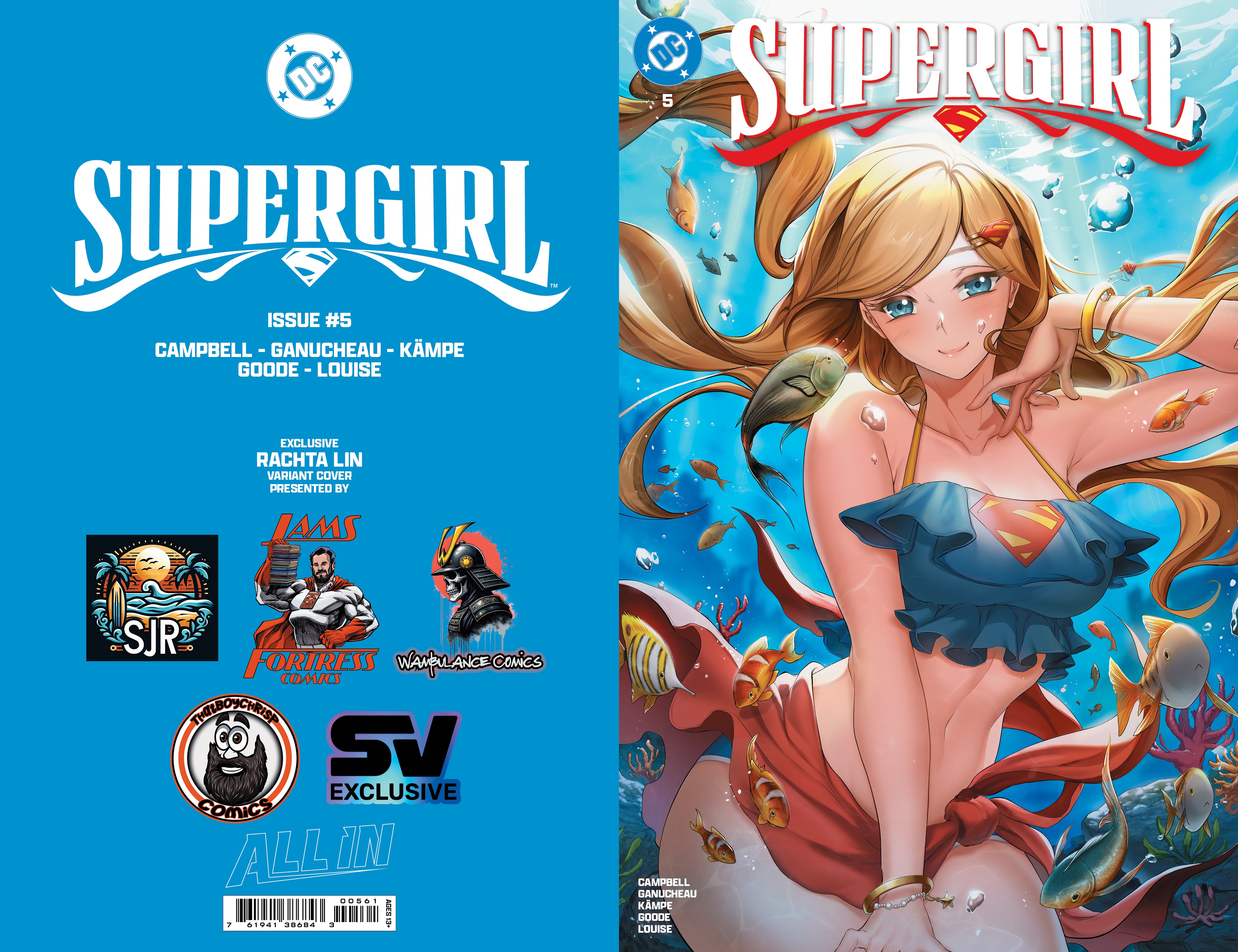 Supergirl #5 Foil DC All in by Rachta Lin 9/29/25 – Wambulance Comics