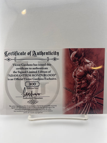 Adamantium Ronin signed Victor Garduno 9.6+ Artbook