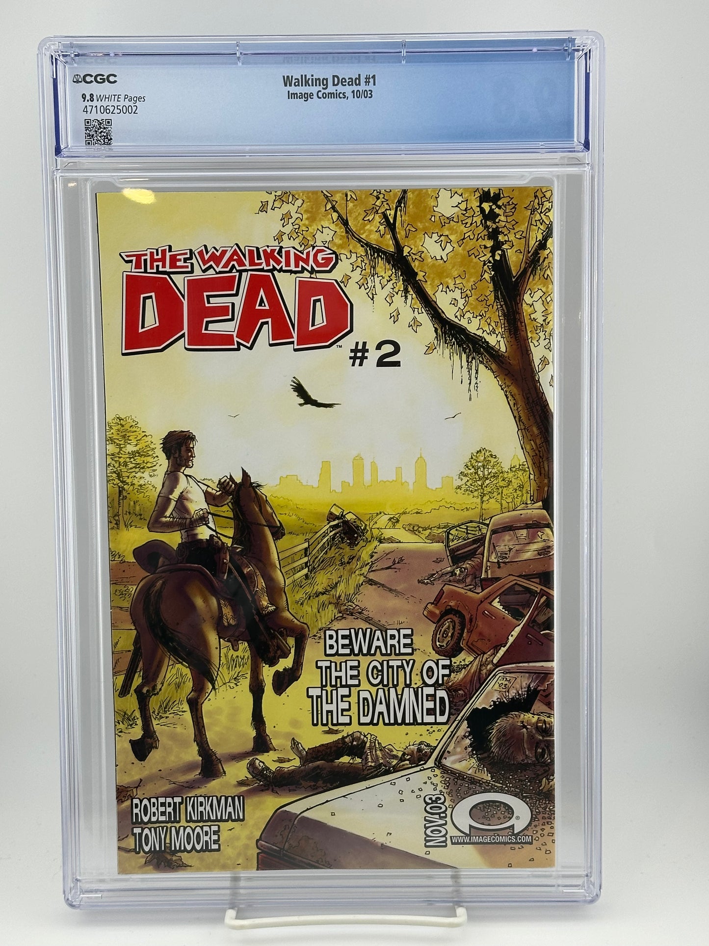 Walking Dead #1 2003 CGC 9.8 White Pages