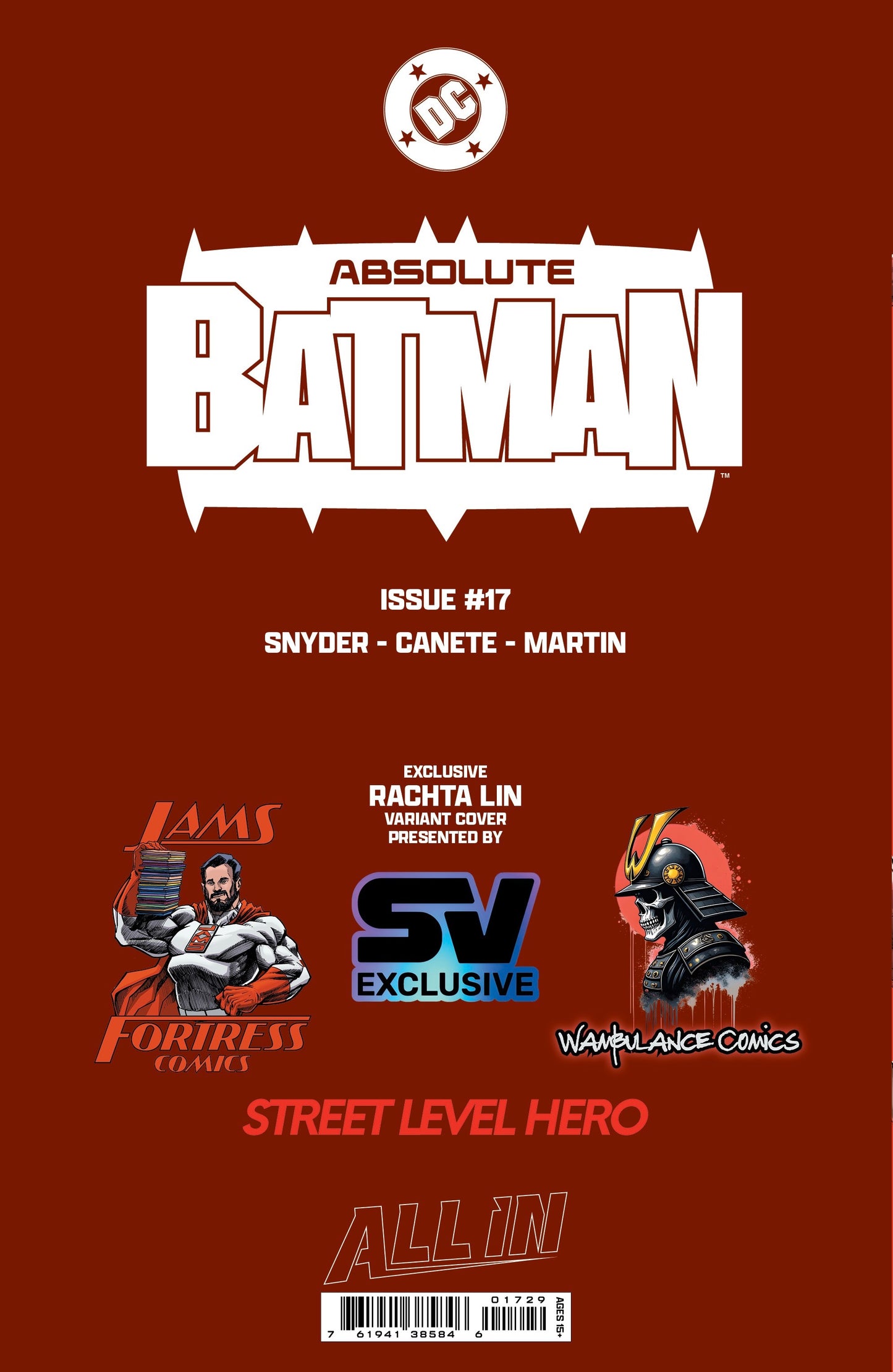 Preorder 3/20 - Absolute Batman #17 Spot Foil by Rachta Lin