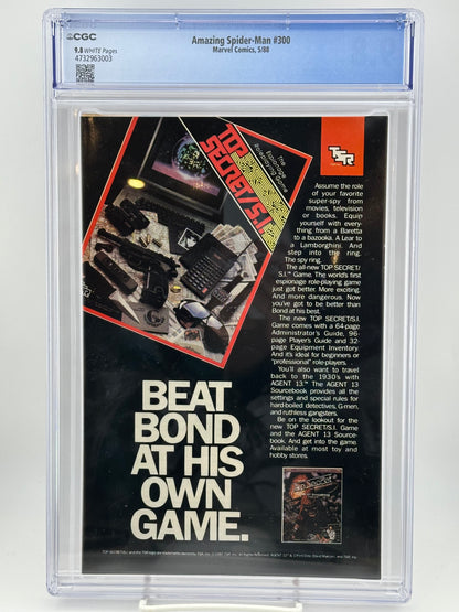 Amazing Spider-Man #300 1988 CGC 9.8 White Pages
