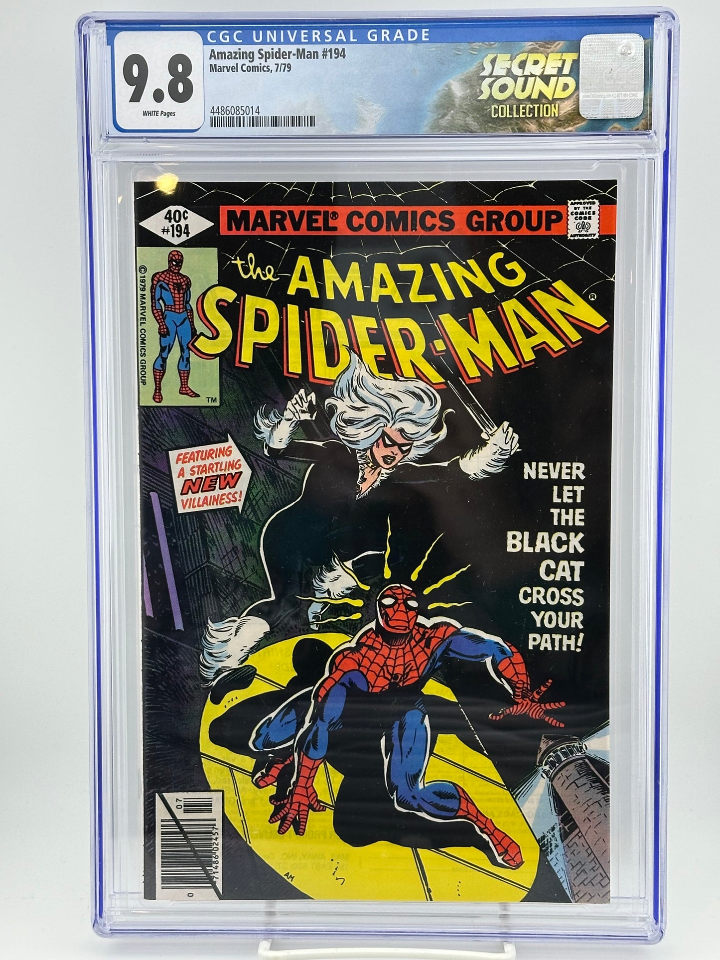 Amazing Spider-Man #194 CGC 9.8 White Pages 1979