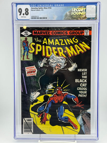 Amazing Spider-Man #194 CGC 9.8 White Pages 1979