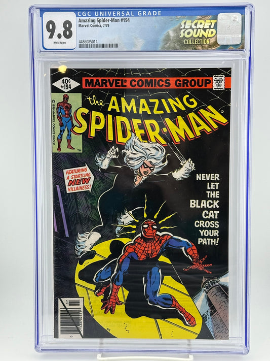 Amazing Spider-Man #194 CGC 9.8 White Pages 1979