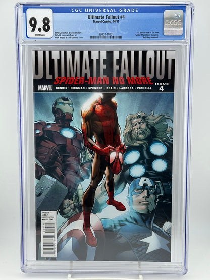 Ultimate Fallout #4 2011 CGC 9.8 White Pages