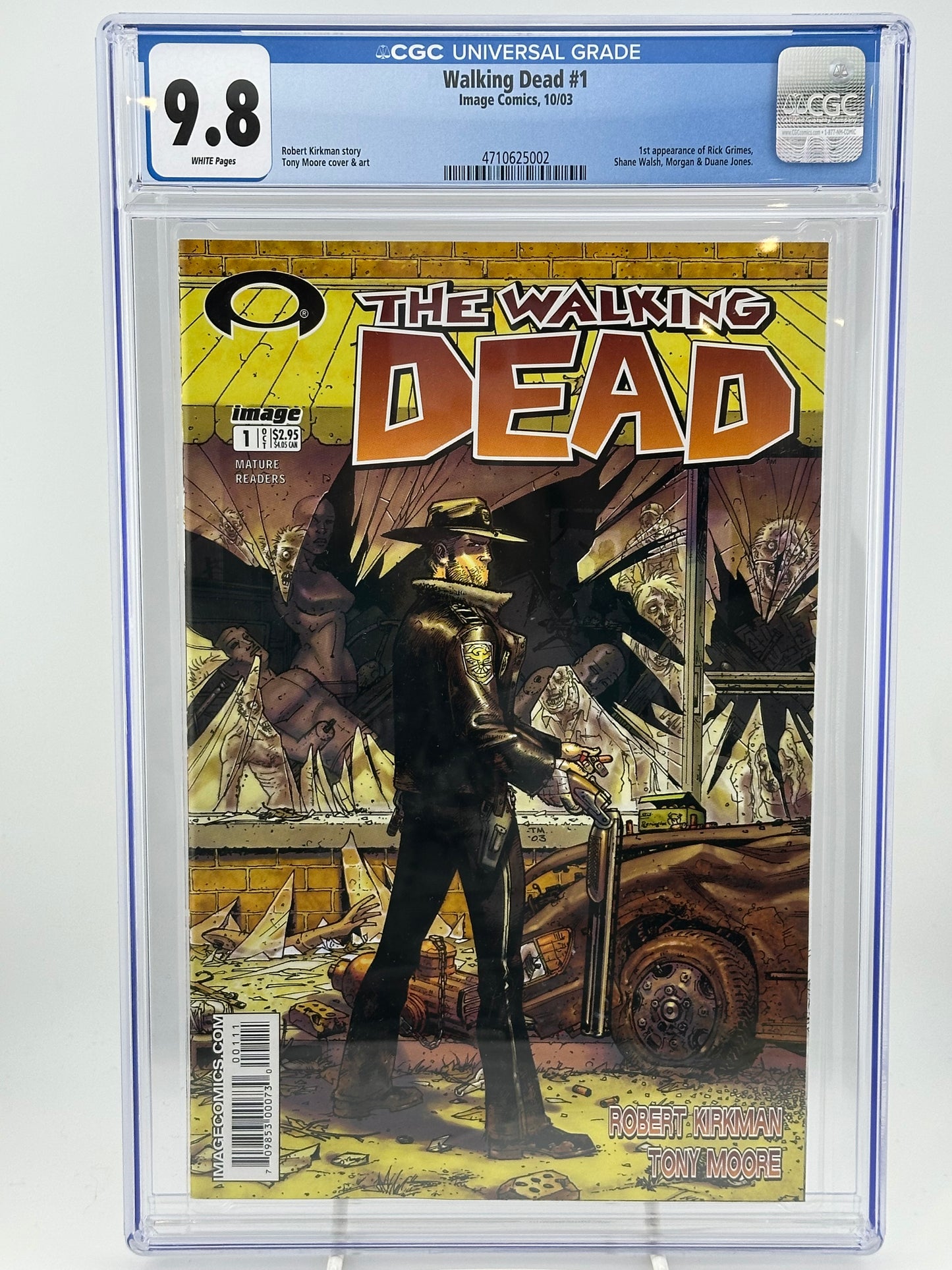 Walking Dead #1 2003 CGC 9.8 White Pages