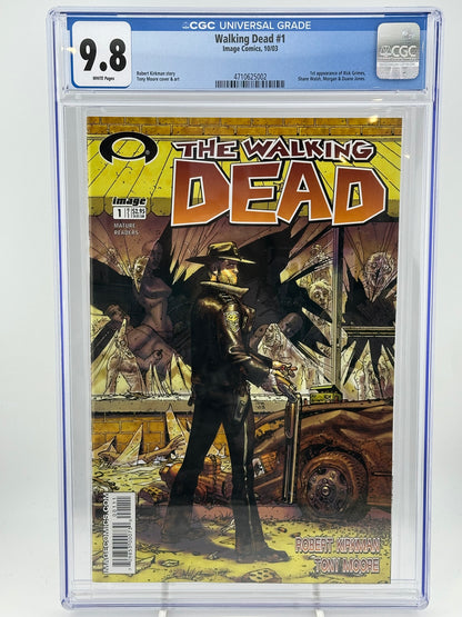 Walking Dead #1 2003 CGC 9.8 White Pages