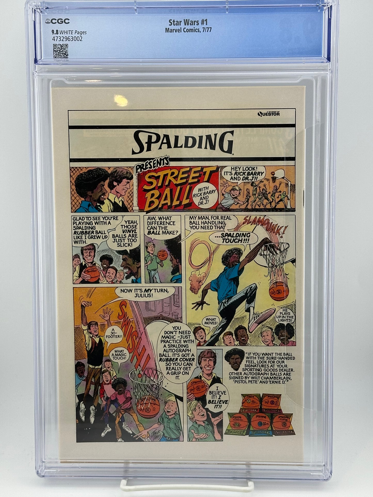 Star Wars #1 1977 CGC 9.8 White Pages