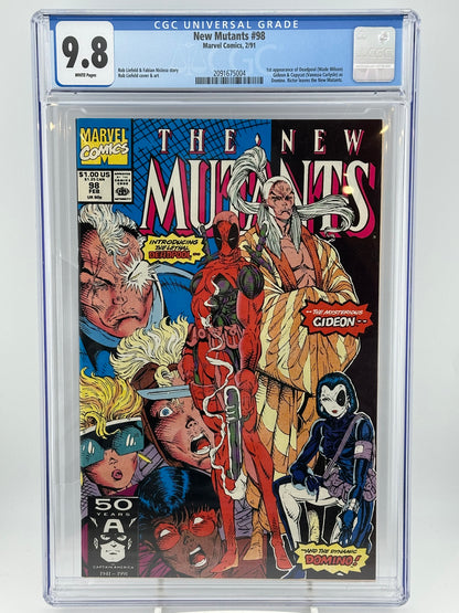 New Mutants #98 1991 CGC 9.8 White Pages
