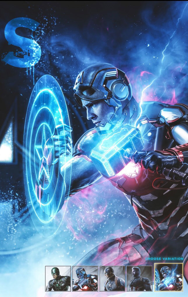 Fame: Chris Evans - VS Connecting Cover by Ultraraw Dr. Doom vs Captain America