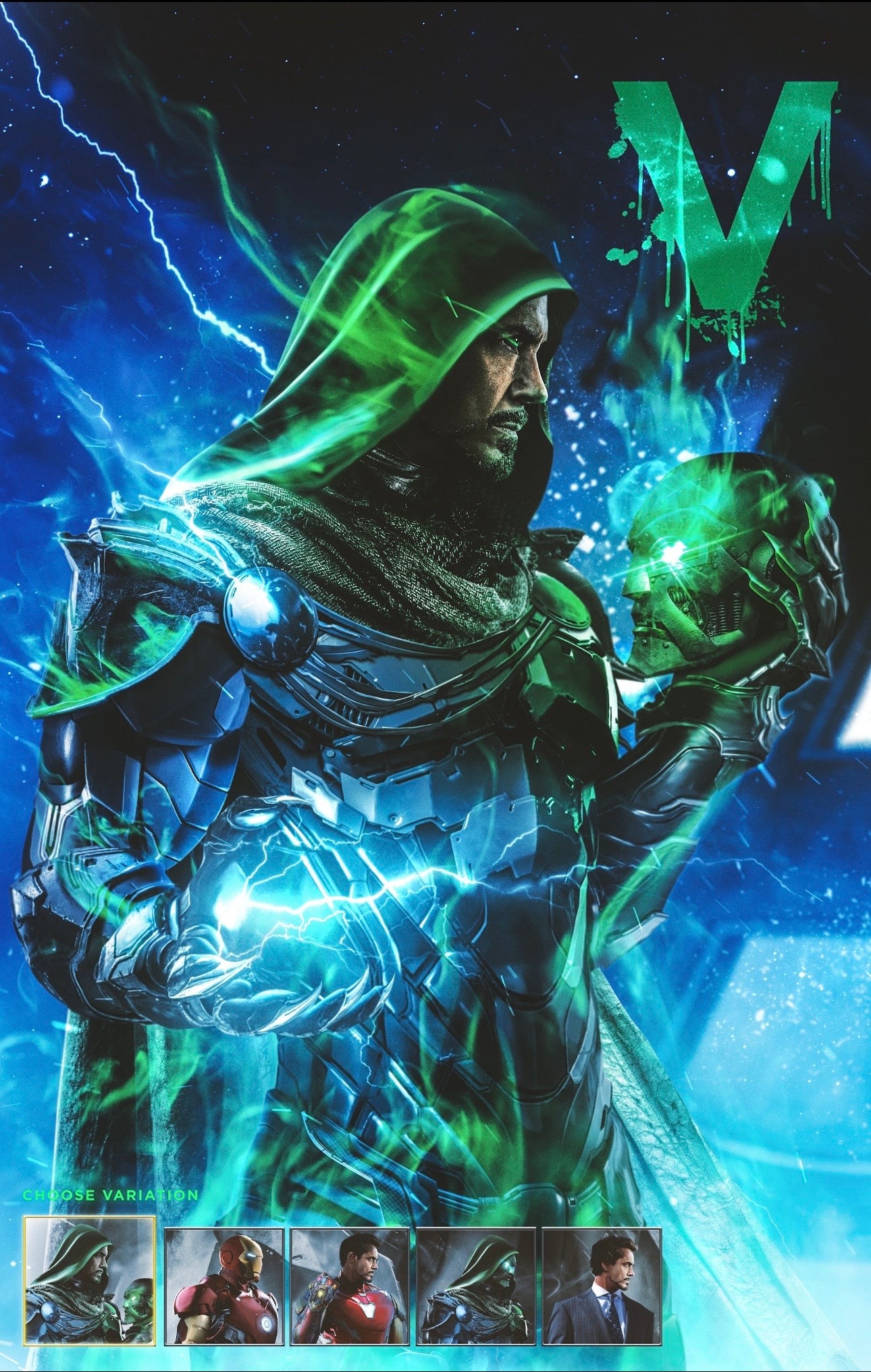 Fame: Robert Downey Jr - VS Connecting Cover by Ultraraw Dr. Doom vs Captain America