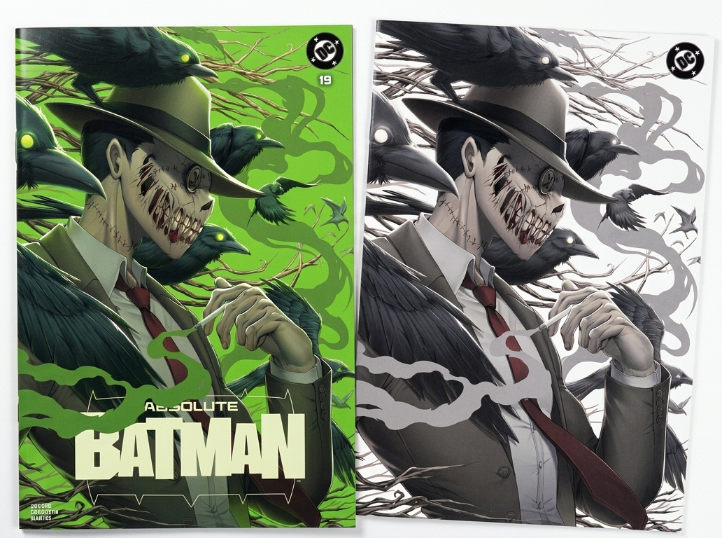 Absolute Batman #19 Trade & Virgin Spot Foil Set by Rachta Lin