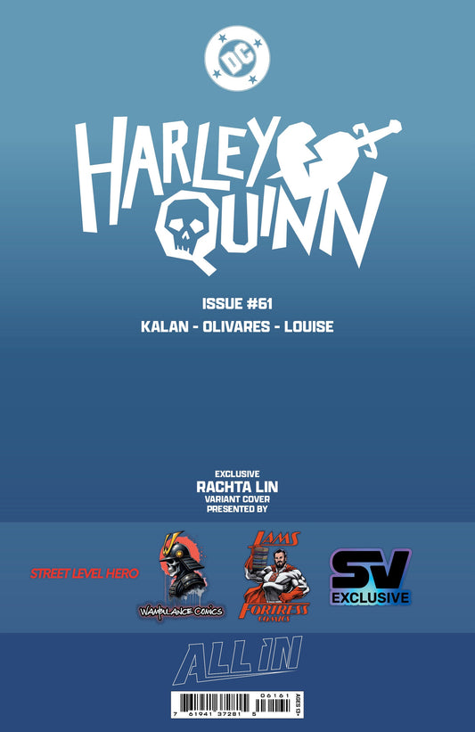 Preorder 4/29: Harley Quinn #61 Spot Foil Virgin by Rachta Lin